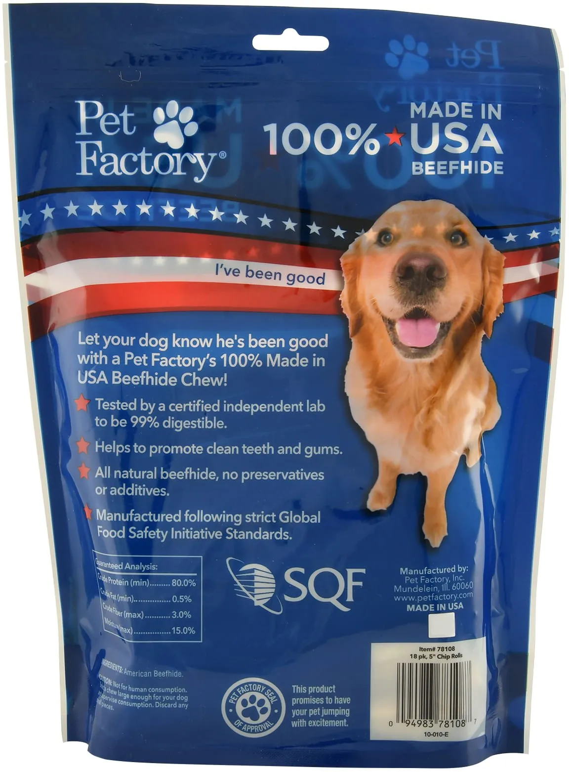 100% American Beefhide Rolls