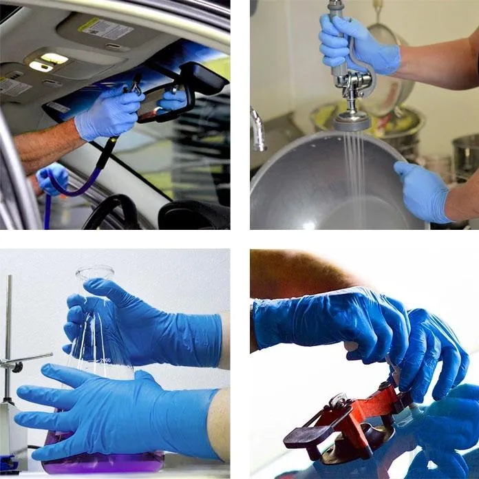 100 Durable Nitrile Disposable Gloves 100 Pcs