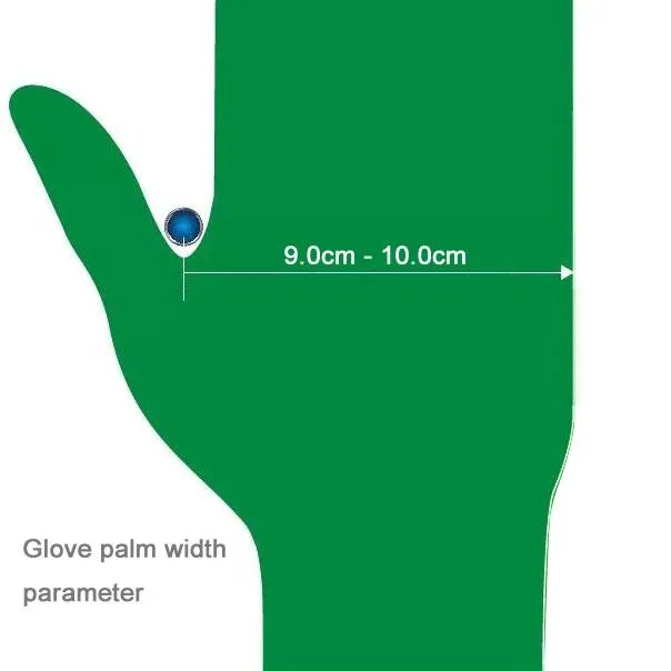 100 Durable Nitrile Disposable Gloves Pack of 100