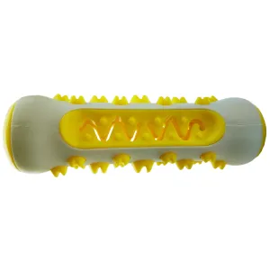 Chullbull Bite Resistance Alpha Toothbrush for Dogs (Yellow)