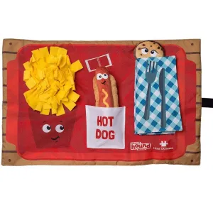 Nina Ottosson Activity Matz Fast Food Fun Dog Puzzle Mat, Level 2