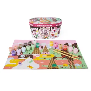 Paint by Letter Ice Cream Puzzle