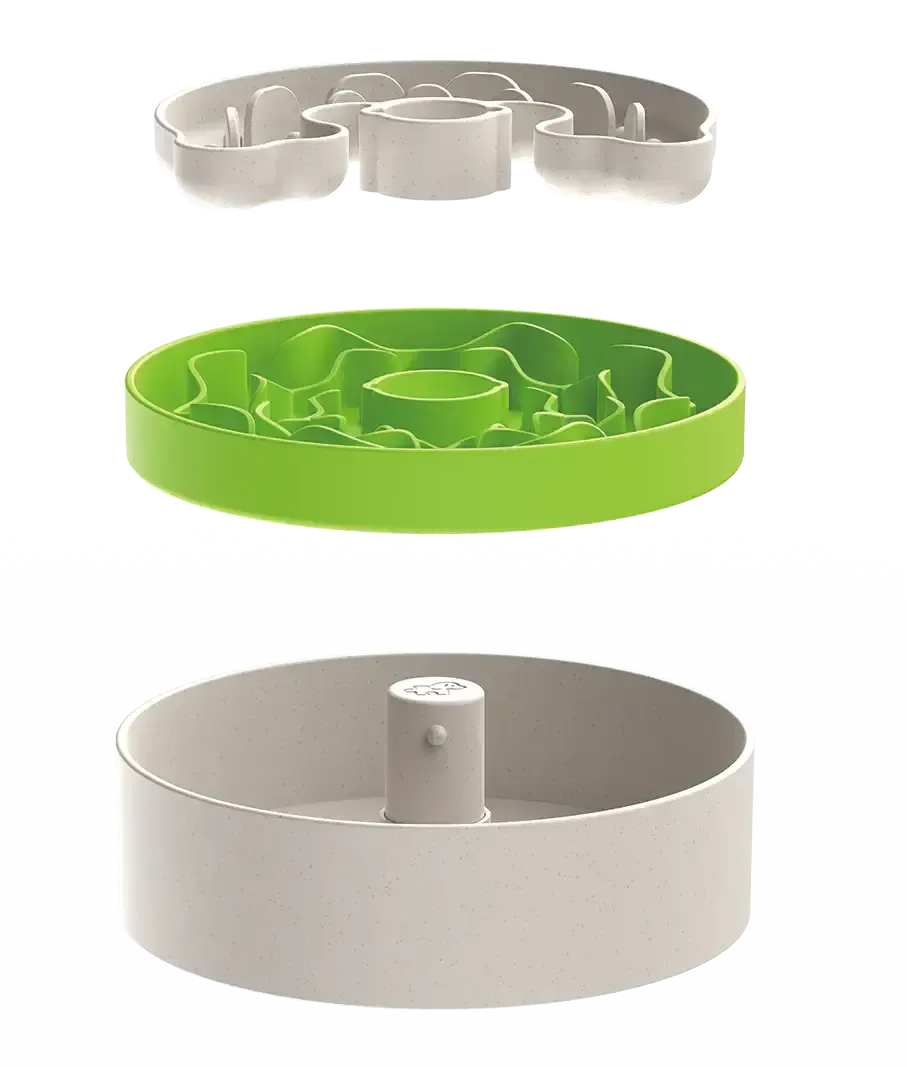 Puzzle Feeder - Anti-schrok Voederbak voor Kleine Honden en Puppies