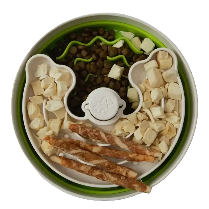 Puzzle Feeder - Anti-schrok Voederbak voor Kleine Honden en Puppies