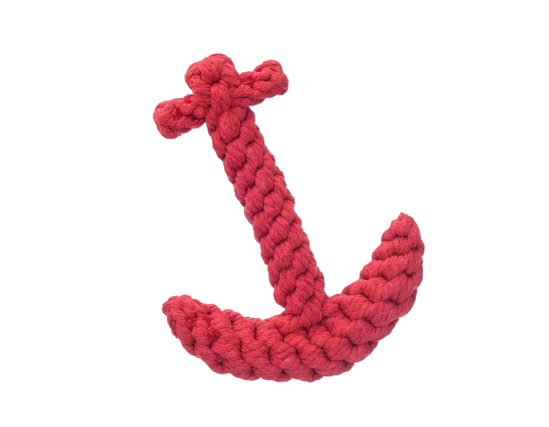 Red Anchor 7" Rope Dog Toy