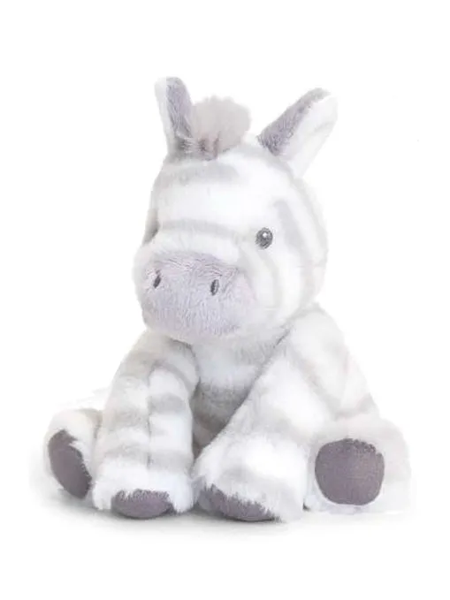Sitting Cuddle Zebra, 14cm