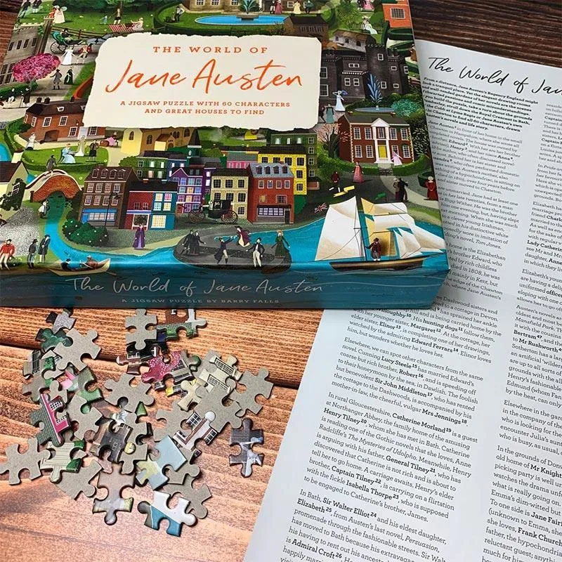 The World of Jane Austen 1000-piece Jigsaw Puzzle