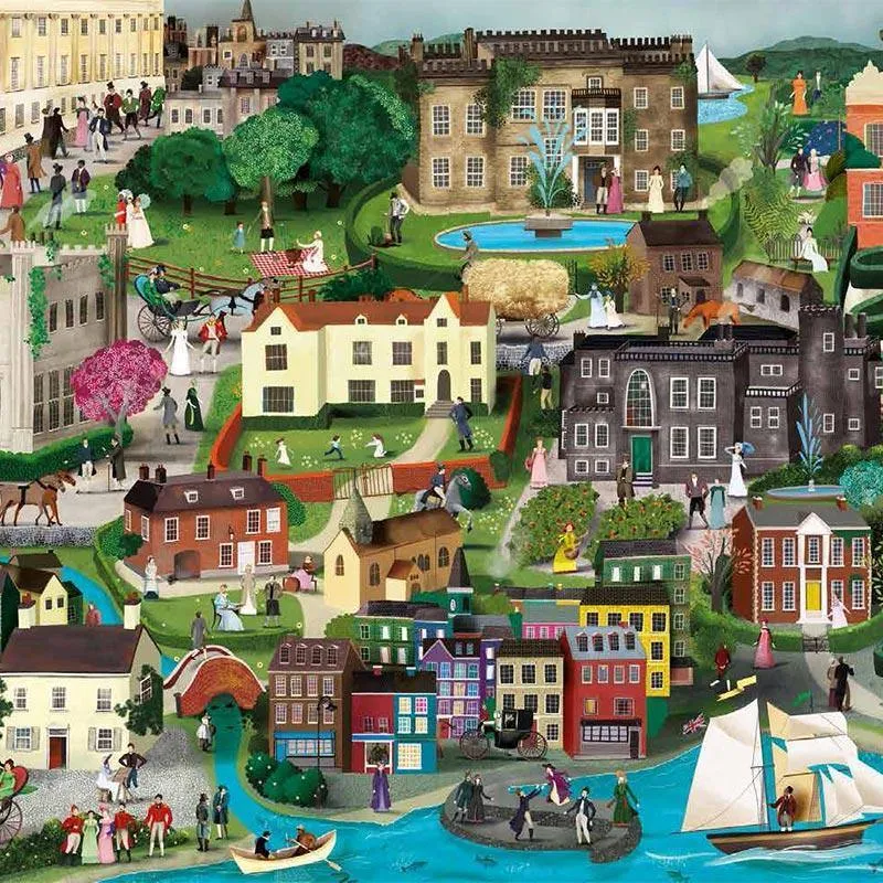 The World of Jane Austen 1000-piece Jigsaw Puzzle